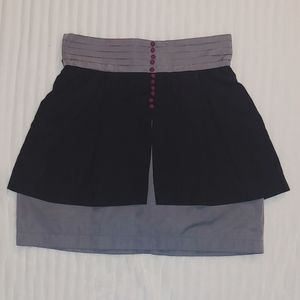 Tuxedo Vibe Rare Circus Mini Skirt